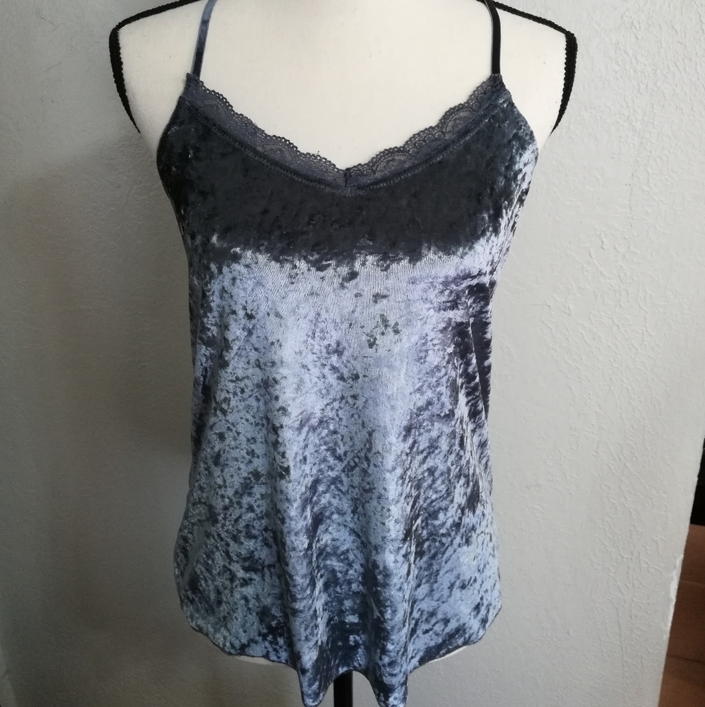 Crushed Velvet Racerback Top